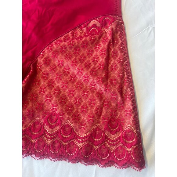 Butt Lifter Body Shaper Shorts Red lace Faja Size XXL - Picture 5 of 14